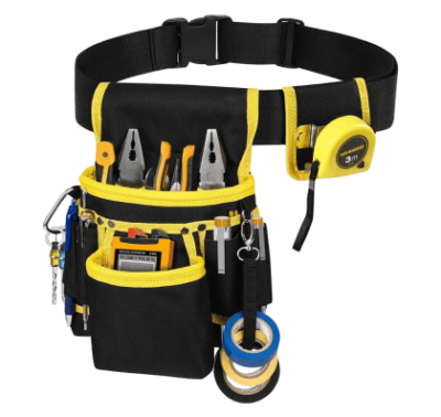 Tool Belt, UUP Magnetic Tool Pouch with 26 Pockets, Heavy Duty Tool Belts for Men,Utility